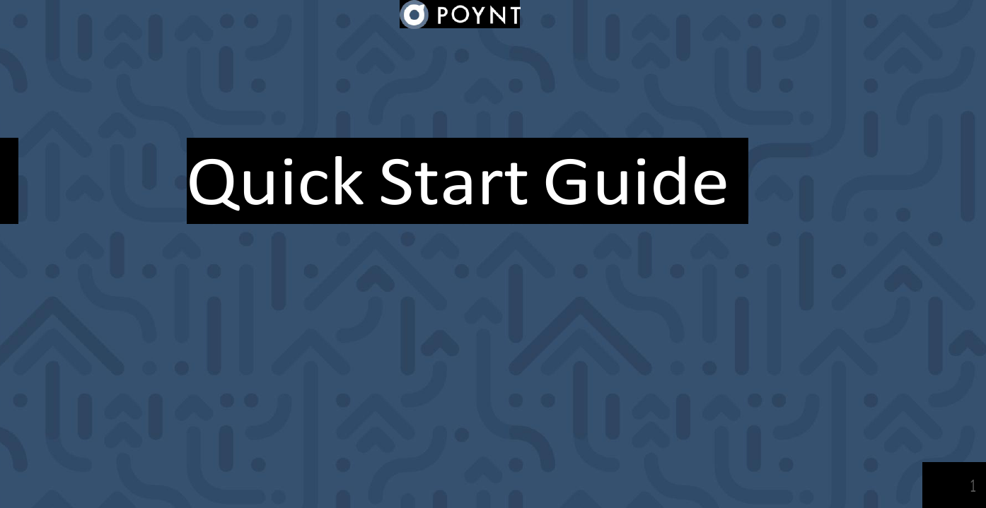             Quick Start Guide               1 