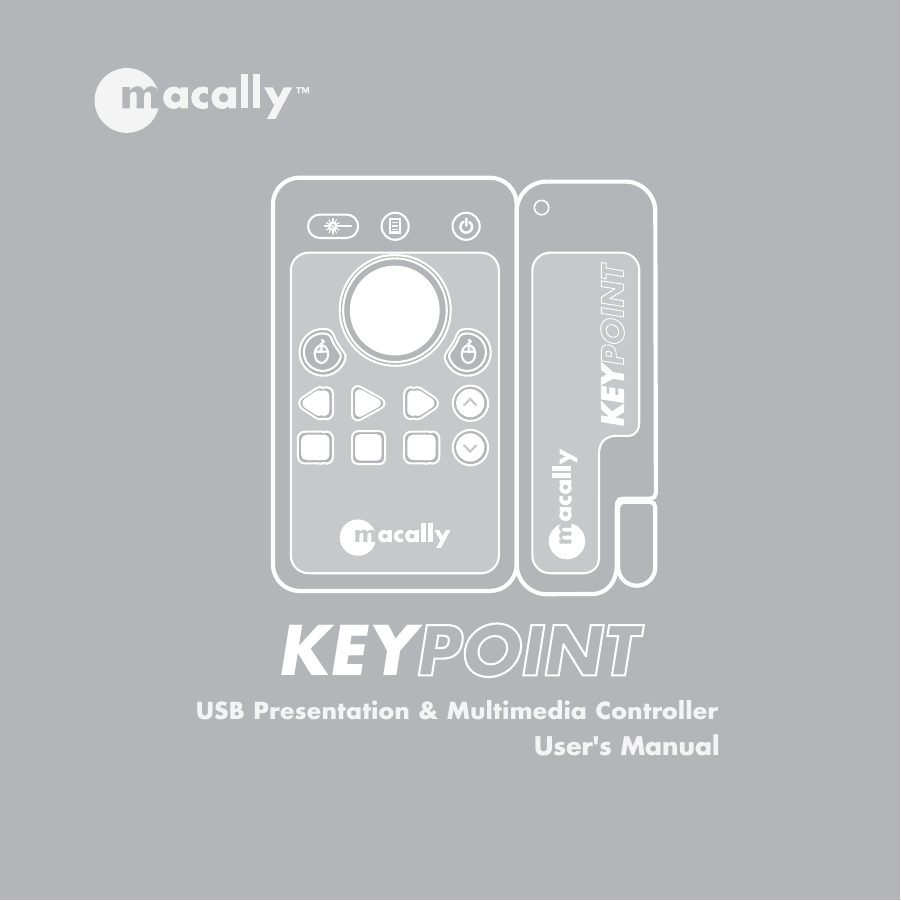 User&apos;s ManualUSB Presentation &amp; Multimedia ControllerKEYPOINT