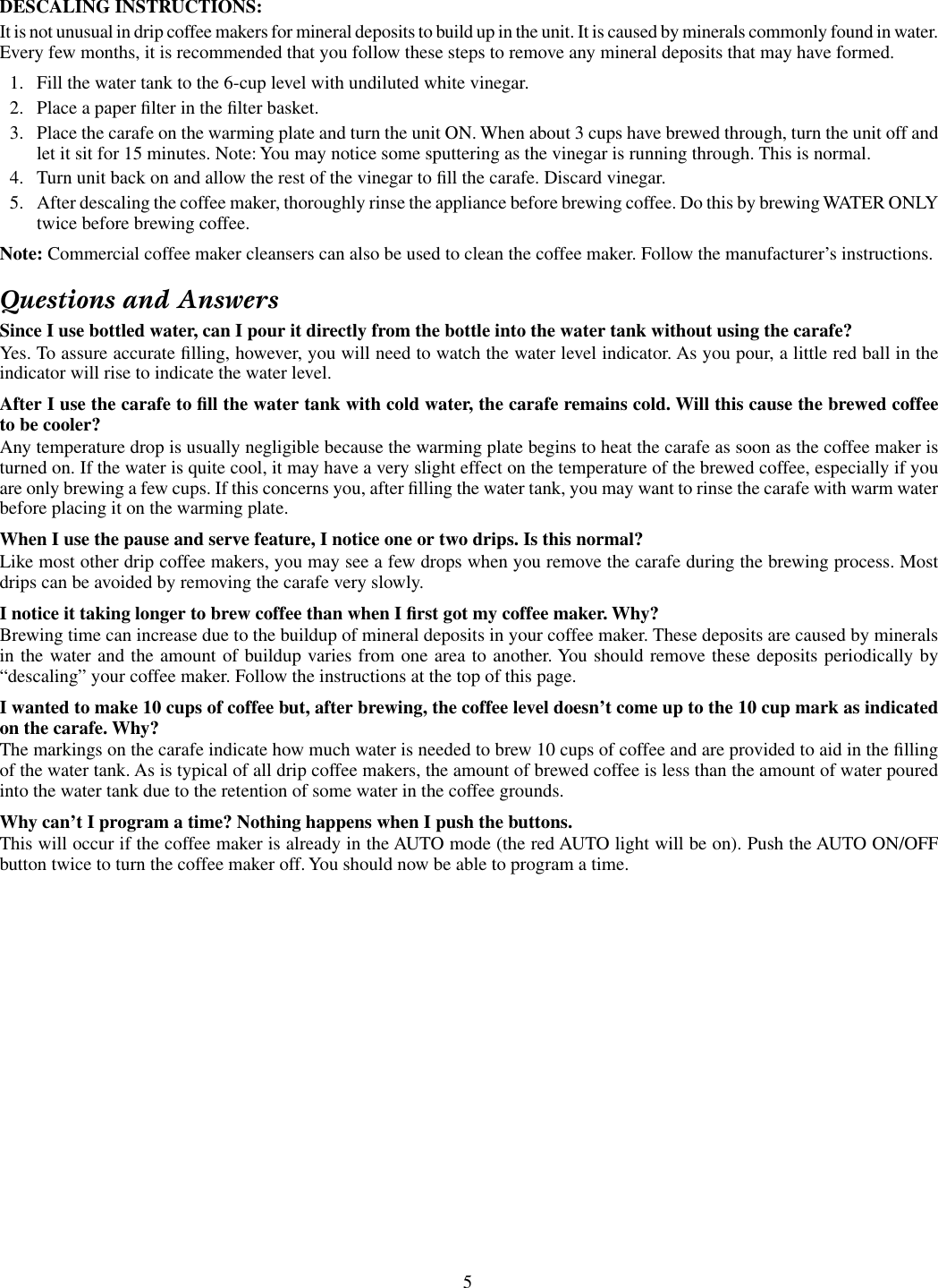 Page 5 of 6 - Presto Presto-Scandinavian-Design-Users-Manual-  Presto-scandinavian-design-users-manual