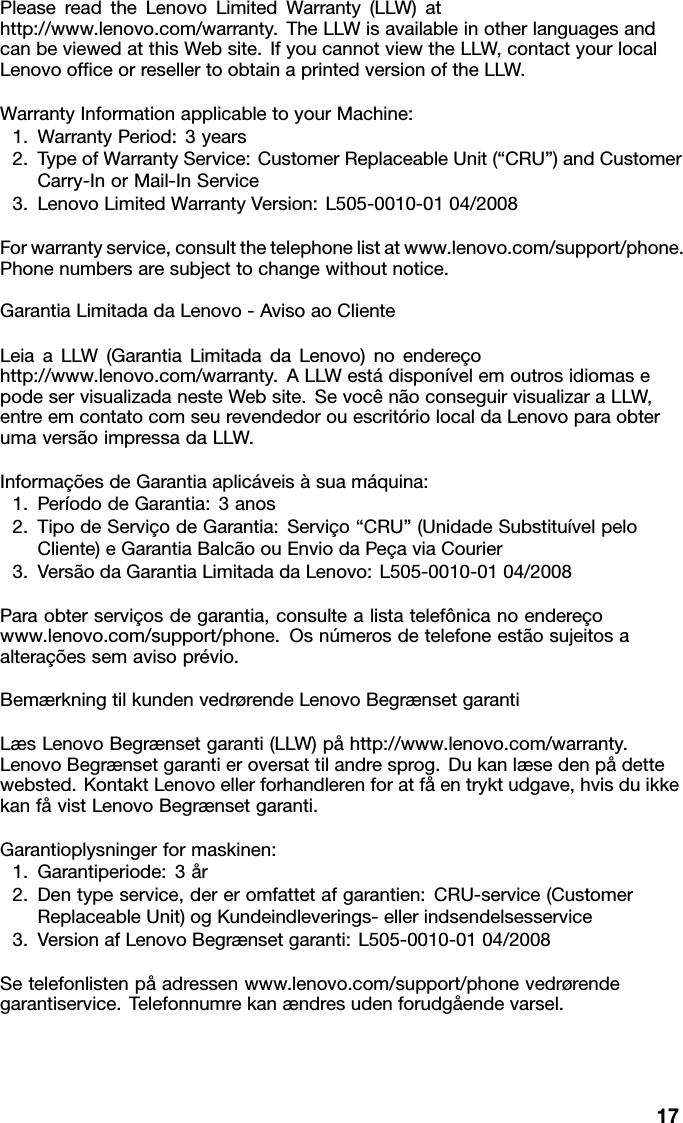 Page 17 of Primax Electronics KKBRF3971 Lenovo Wireless Keyboard User Manual User Guide