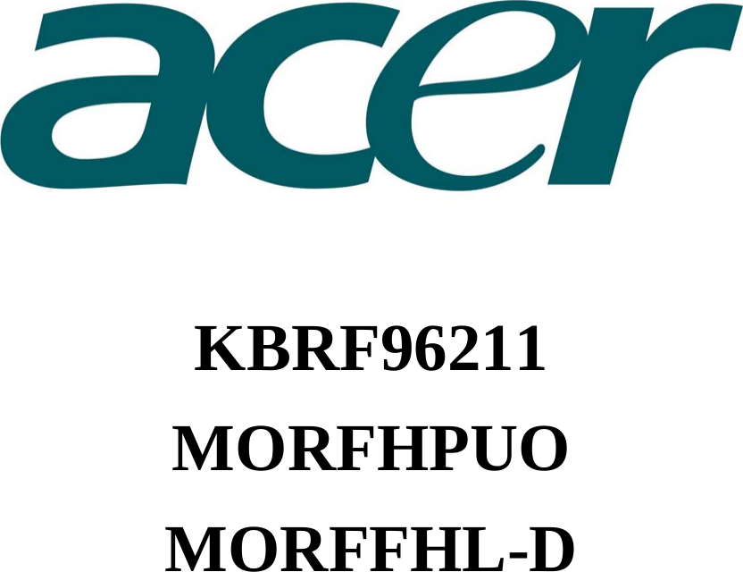        KBRF96211 MORFHPUO MORFFHL-D 