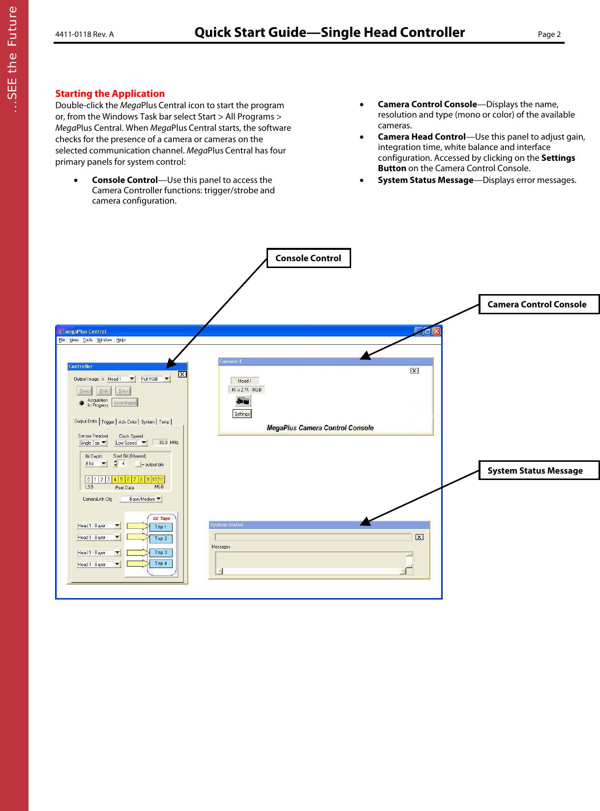 Page 2 of 2 - Princeton 4411-0118 MegaPlus QuickStart Guide For Single-Head Controller User Manual  To The 83e8502b-719d-4818-8b06-f09fb87e304a