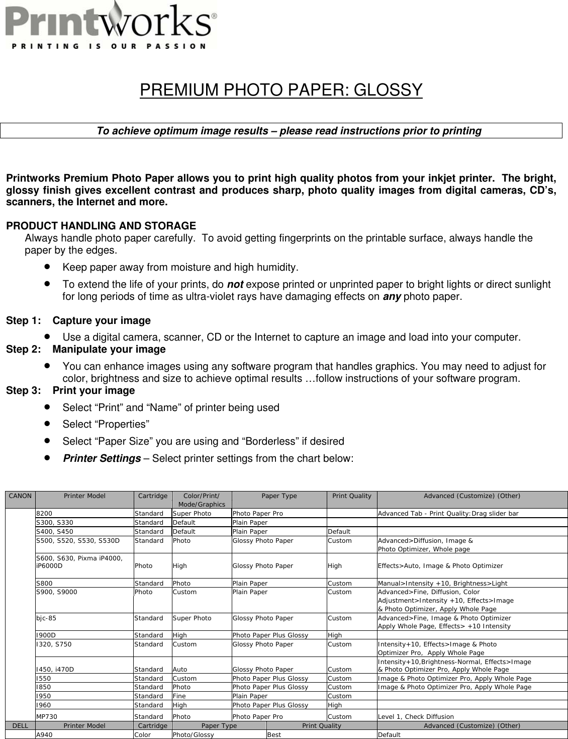 Page 1 of 3 - Printworks Printworks-Printer-Accessories-Users-Manual- Microsoft  - Presentation2 Printworks-printer-accessories-users-manual