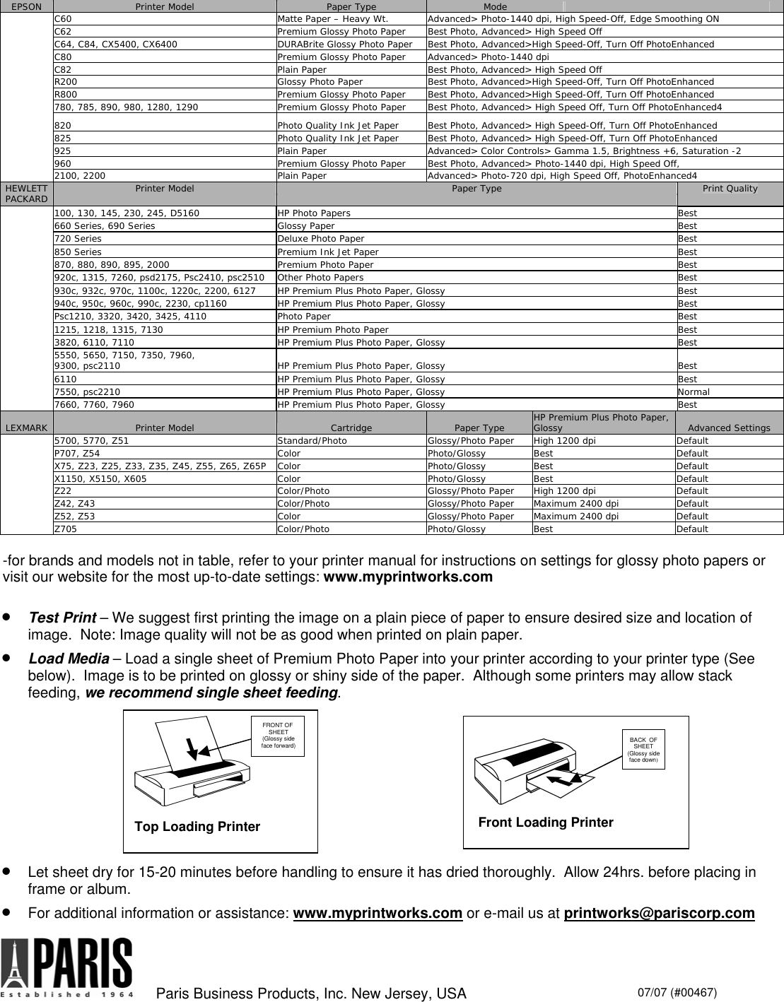 Page 2 of 3 - Printworks Printworks-Printer-Accessories-Users-Manual- Microsoft  - Presentation2 Printworks-printer-accessories-users-manual
