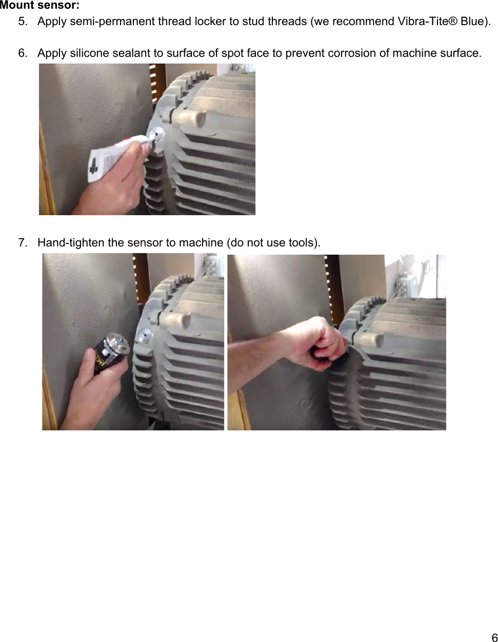 Page 7 of ProAxion 101-0001 Industrial Vibration and Temperature Sensor User Manual 