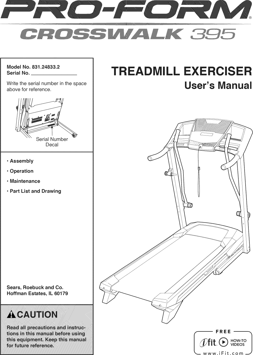 Proform Crosswalk 395 Treadmill Workouts | EOUA Blog