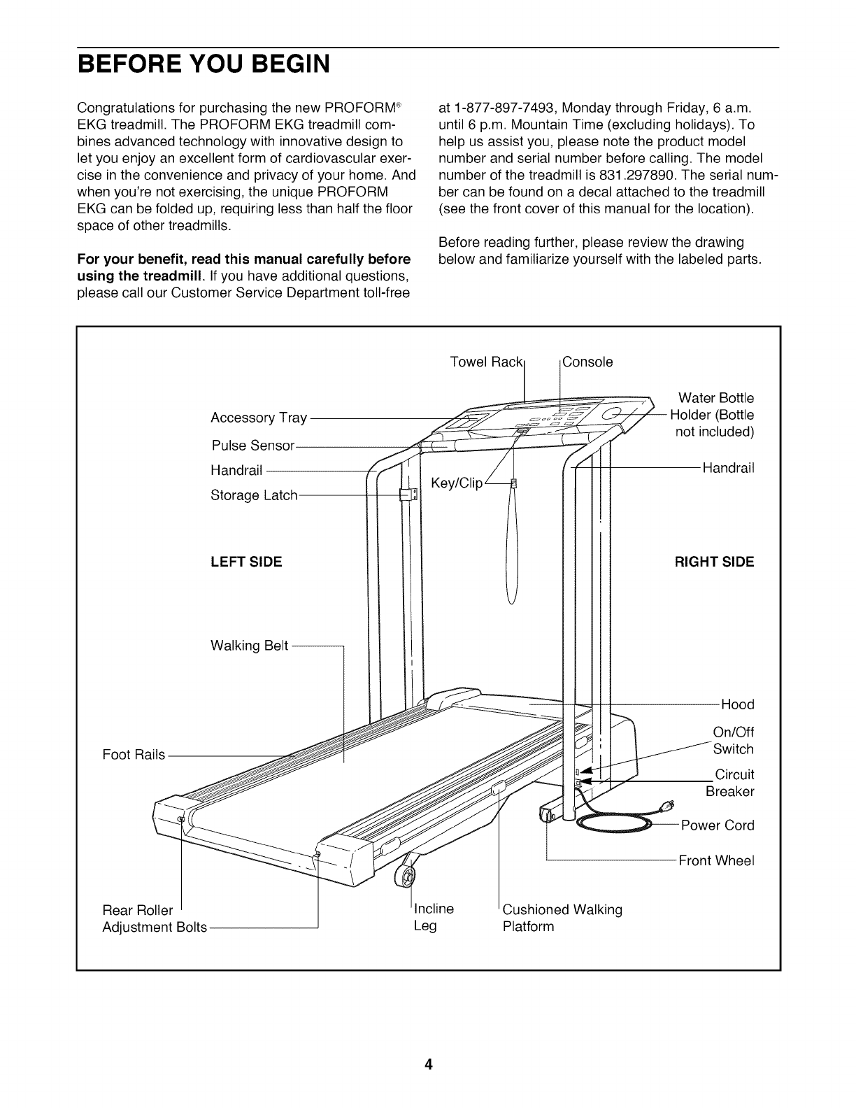 Proform ekg grip pulse treadmill online manual