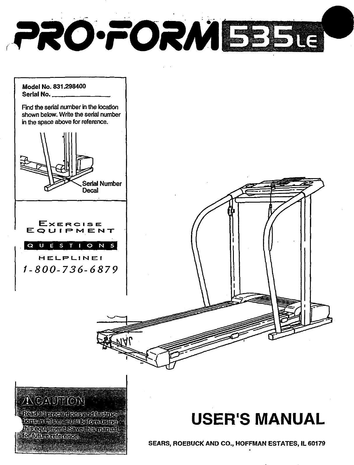Manual For Proform Treadmill