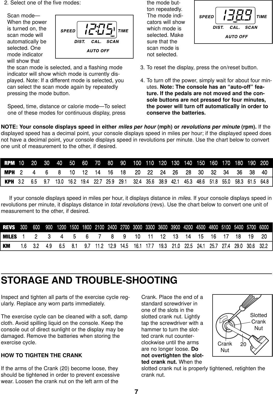 Page 7 of 12 - Proform Proform-288222-928L-Bike-Users-Manual-  Proform-288222-928l-bike-users-manual