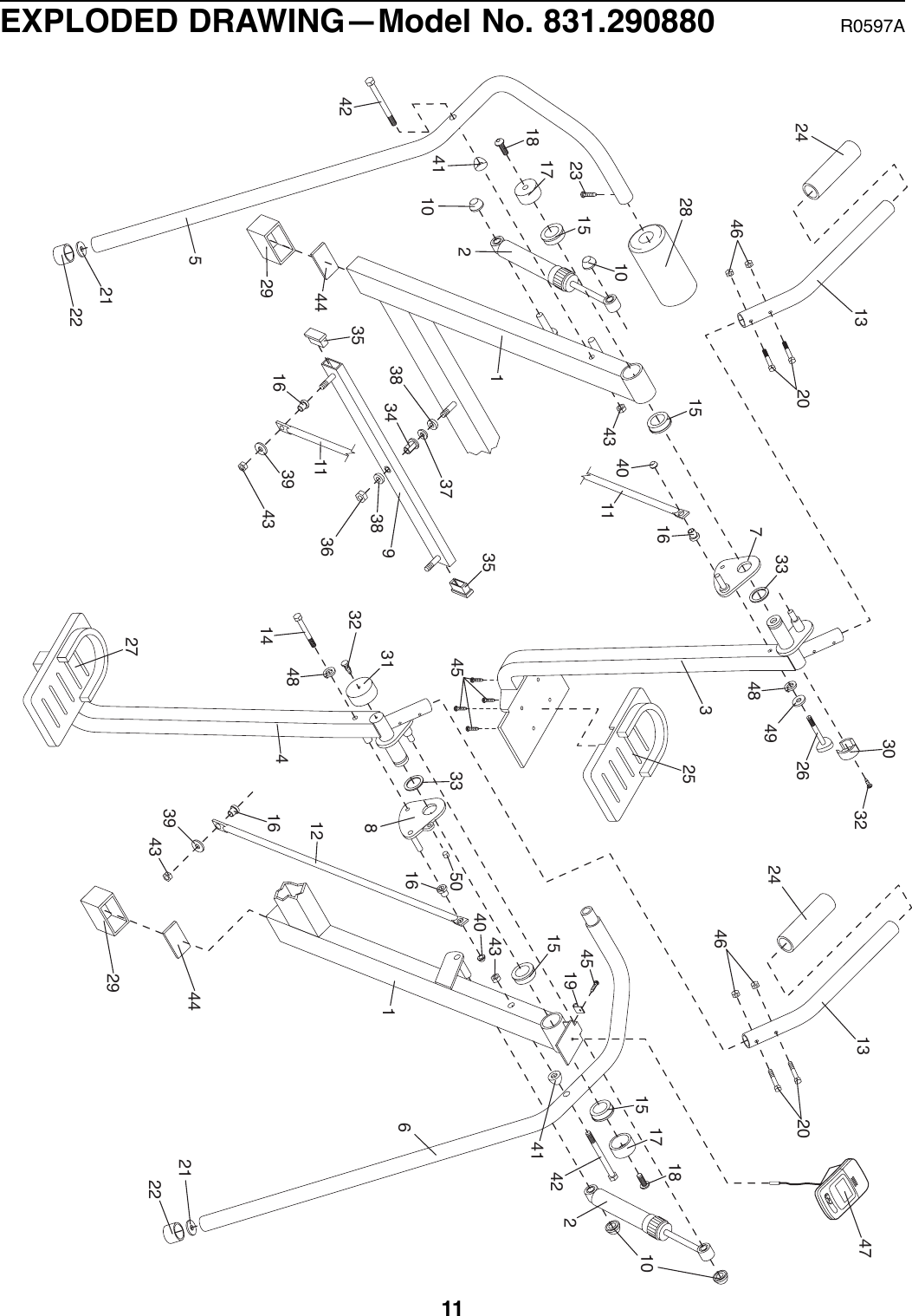 Page 11 of 12 - Proform Proform-290880-Airwalker-Xt-Users-Manual- *290880-138947  Proform-290880-airwalker-xt-users-manual