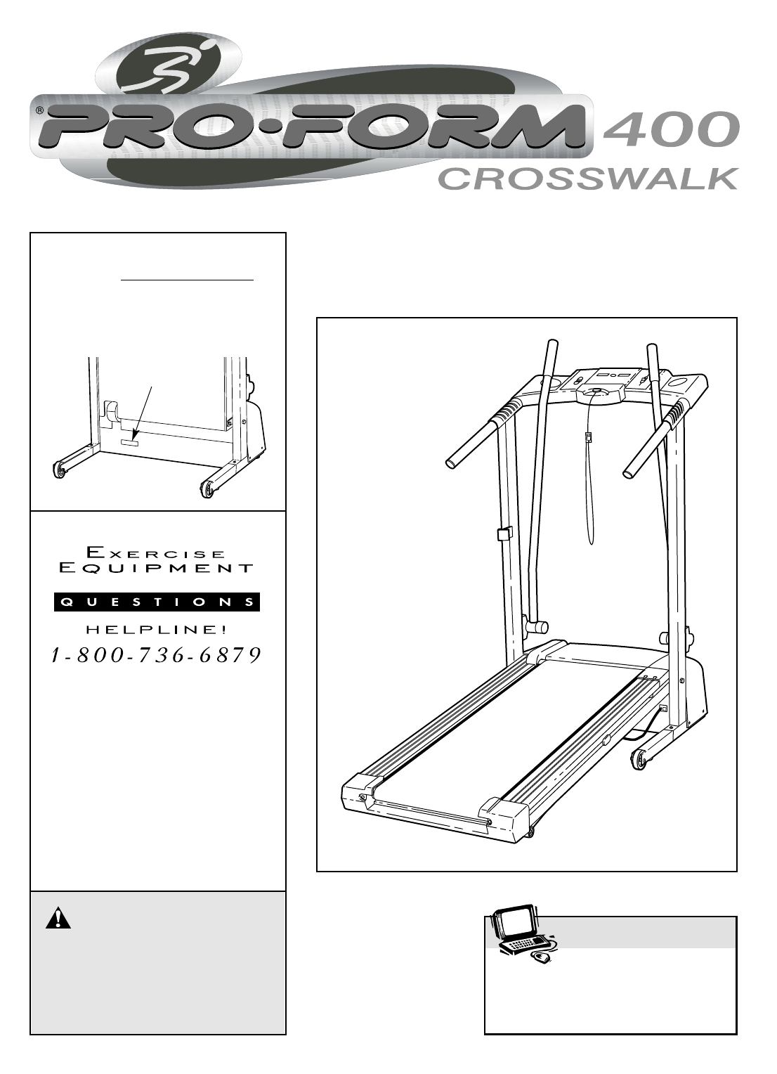 Proform 299510 400Cw Treadmill Users Manual