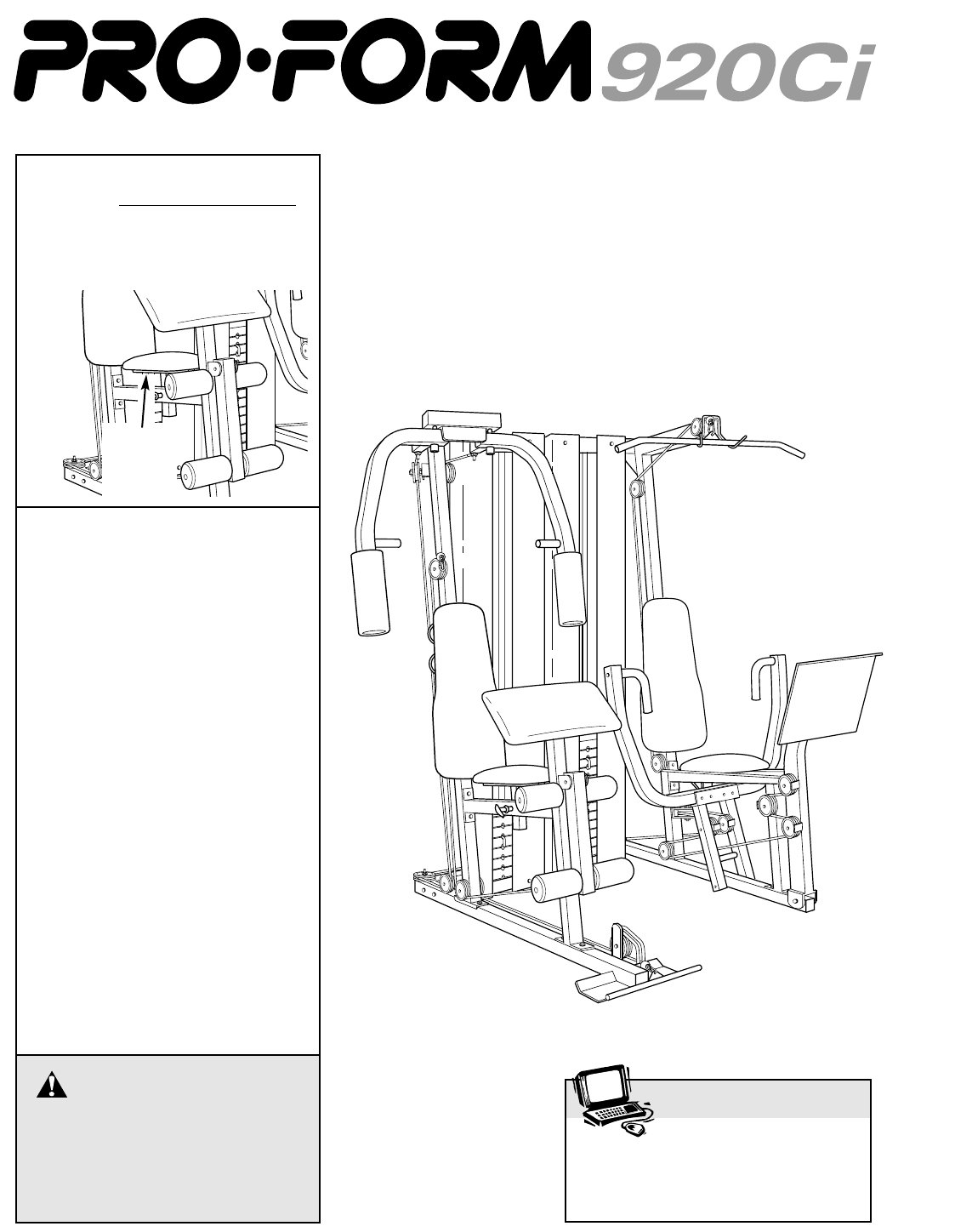 Proform 920 2025 ci home gym