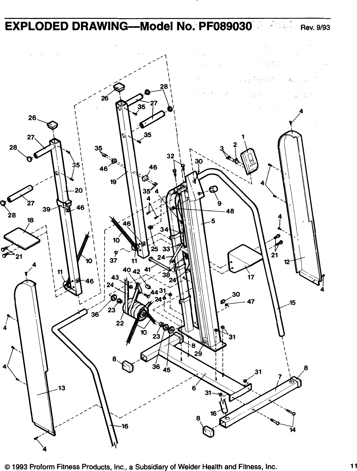 Page 11 of 12 - Proform Proform-Pf089030-Everest-Climber-Users-Manual-  Proform-pf089030-everest-climber-users-manual