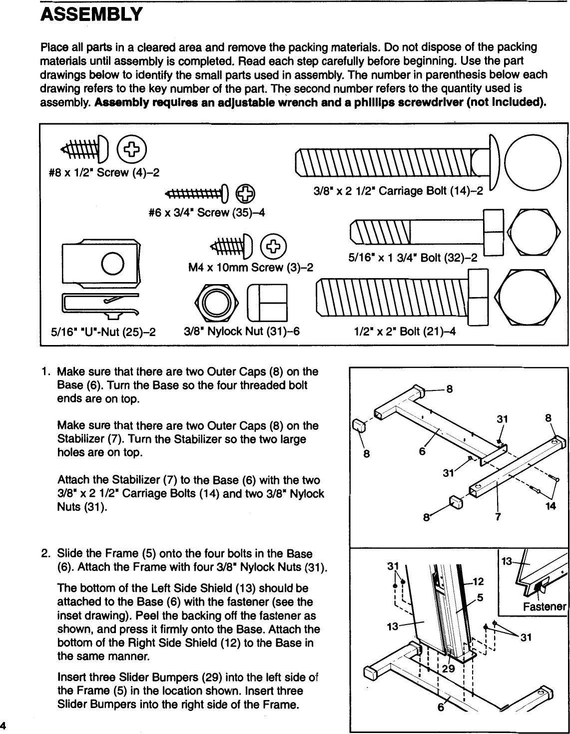 Page 4 of 12 - Proform Proform-Pf089030-Everest-Climber-Users-Manual-  Proform-pf089030-everest-climber-users-manual
