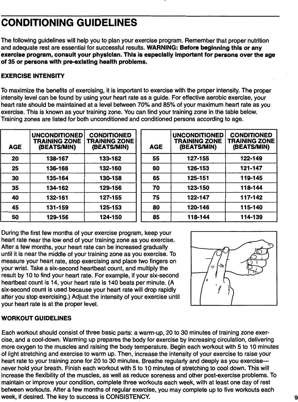 Page 9 of 12 - Proform Proform-Pf089030-Everest-Climber-Users-Manual-  Proform-pf089030-everest-climber-users-manual