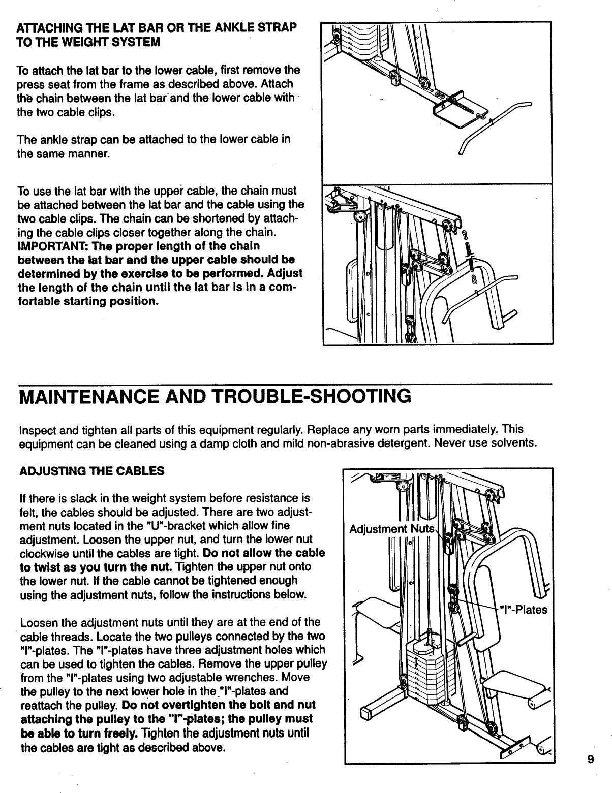 Page 9 of 12 - Proform Proform-Pf832220-System-2-Users-Manual-  Proform-pf832220-system-2-users-manual