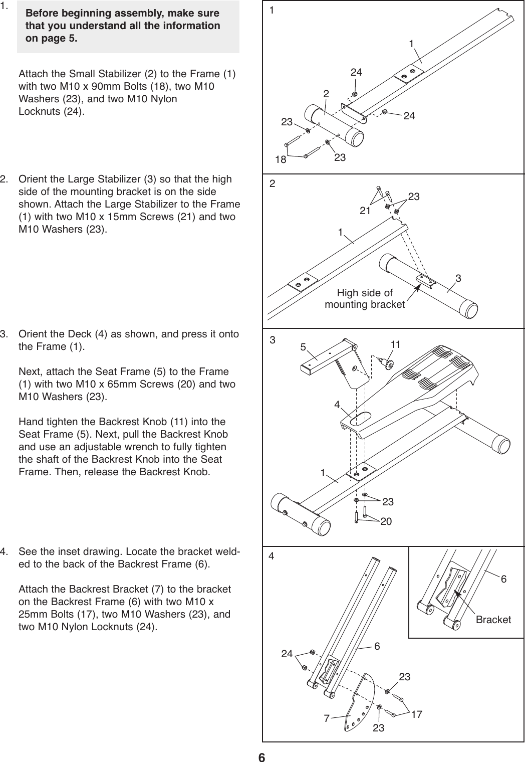 Page 6 of 12 - Proform Proform-Pfbe15060-Fusion-1-7X-Bench-Users-Manual- PFEL39031-208048  Proform-pfbe15060-fusion-1-7x-bench-users-manual