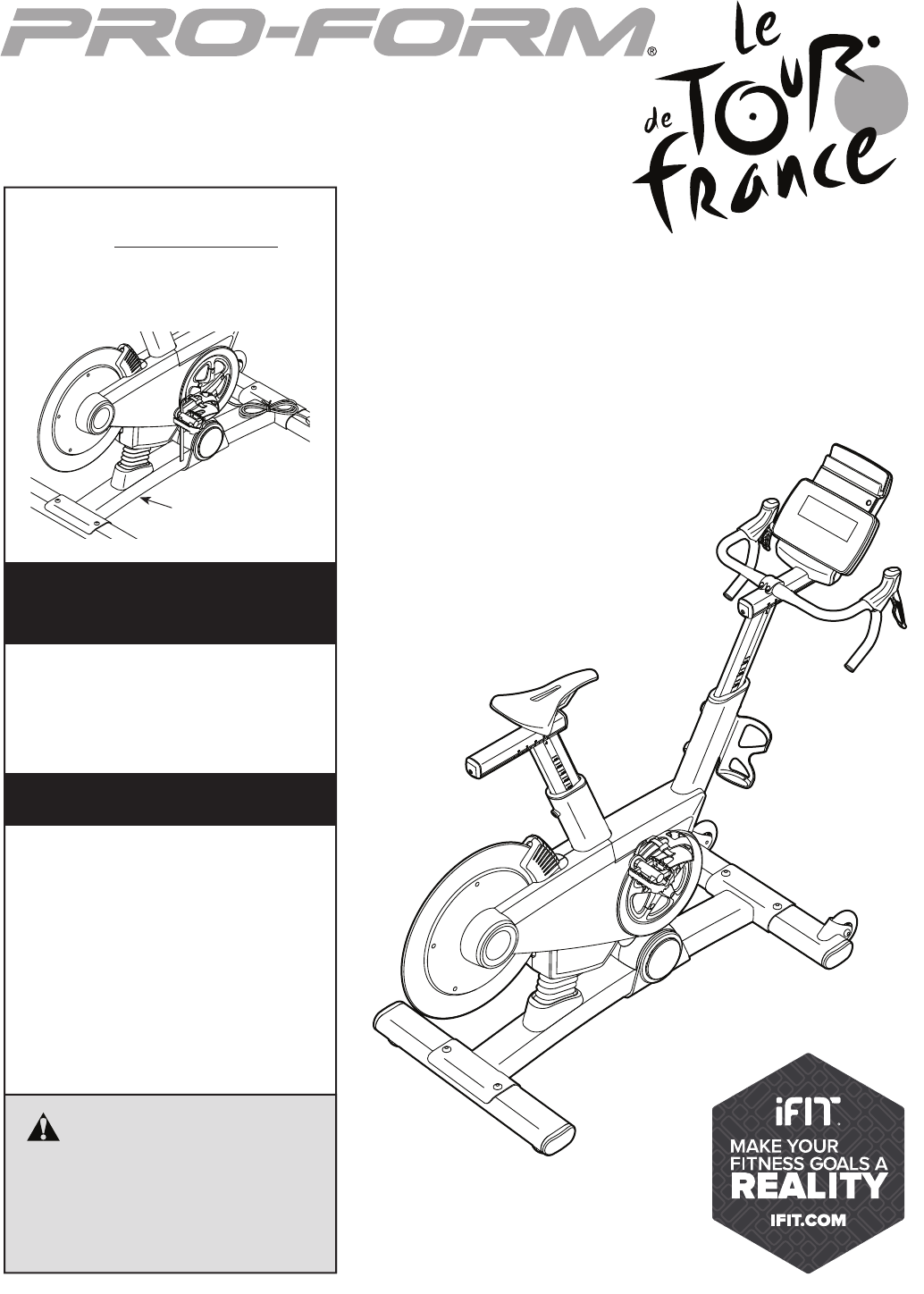 Proform Le Tour De France Bike Upper Display Console Assembly EBPF01414 364528
