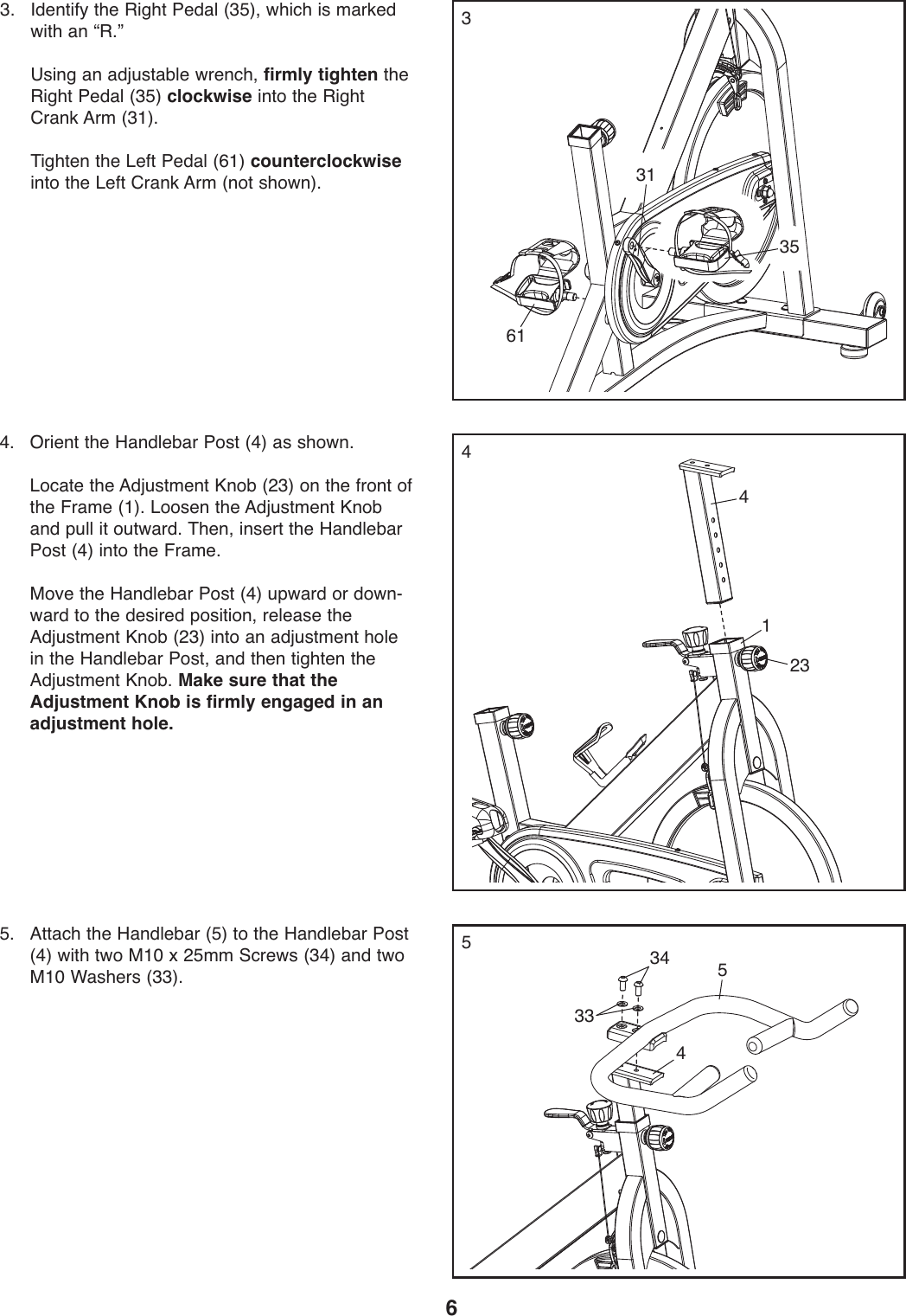 Page 6 of 12 - Proform Proform-Pfex029092-290-Spx-Bike-Users-Manual- 285430  Proform-pfex029092-290-spx-bike-users-manual