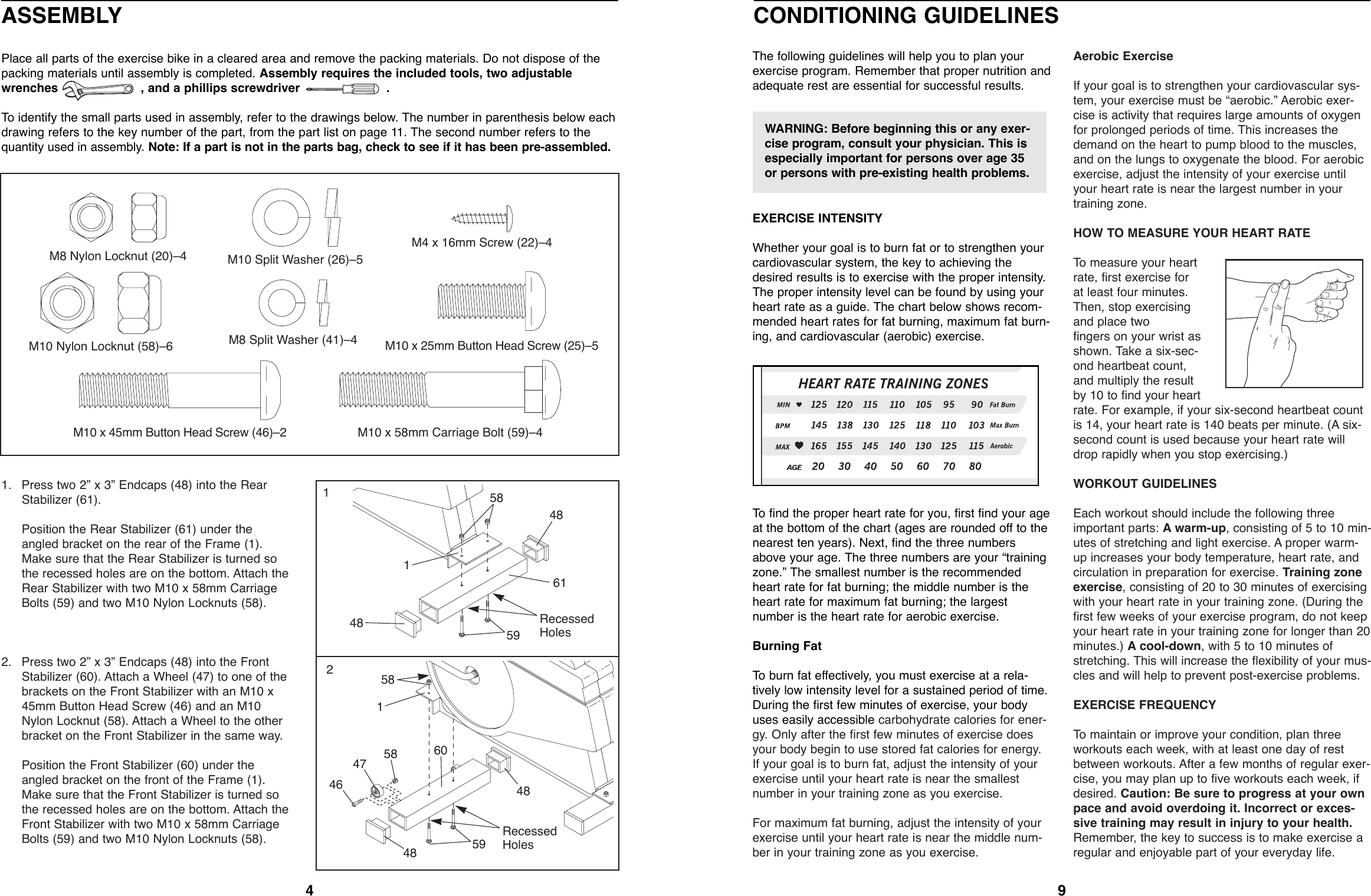 Page 4 of 6 - Proform Proform-Pfex77572-775S-Bike-Users-Manual- *PFEX77572-148227  Proform-pfex77572-775s-bike-users-manual