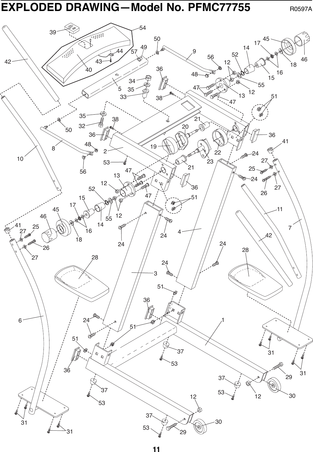 Page 11 of 12 - Proform Proform-Pfmc77755-Air-Walker-Users-Manual- *PFMC77755 138485  Proform-pfmc77755-air-walker-users-manual