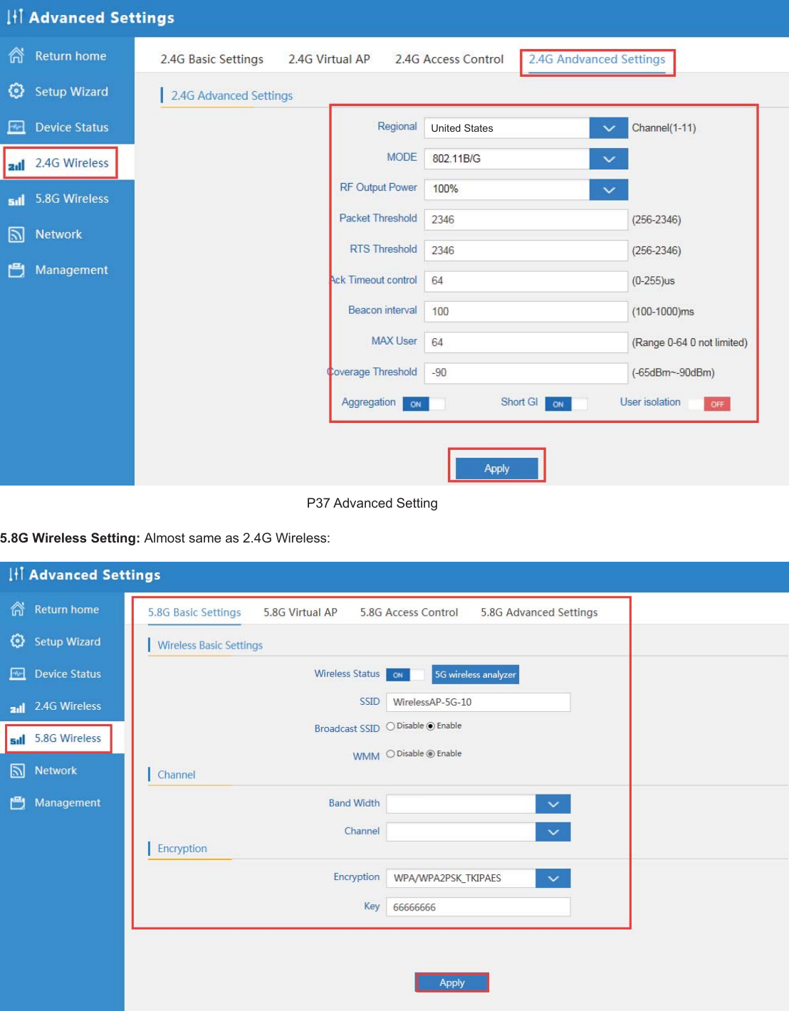 Page 22 of Pronto Networks PIAPGW4 Pronto Intelligent Access Point User Manual 