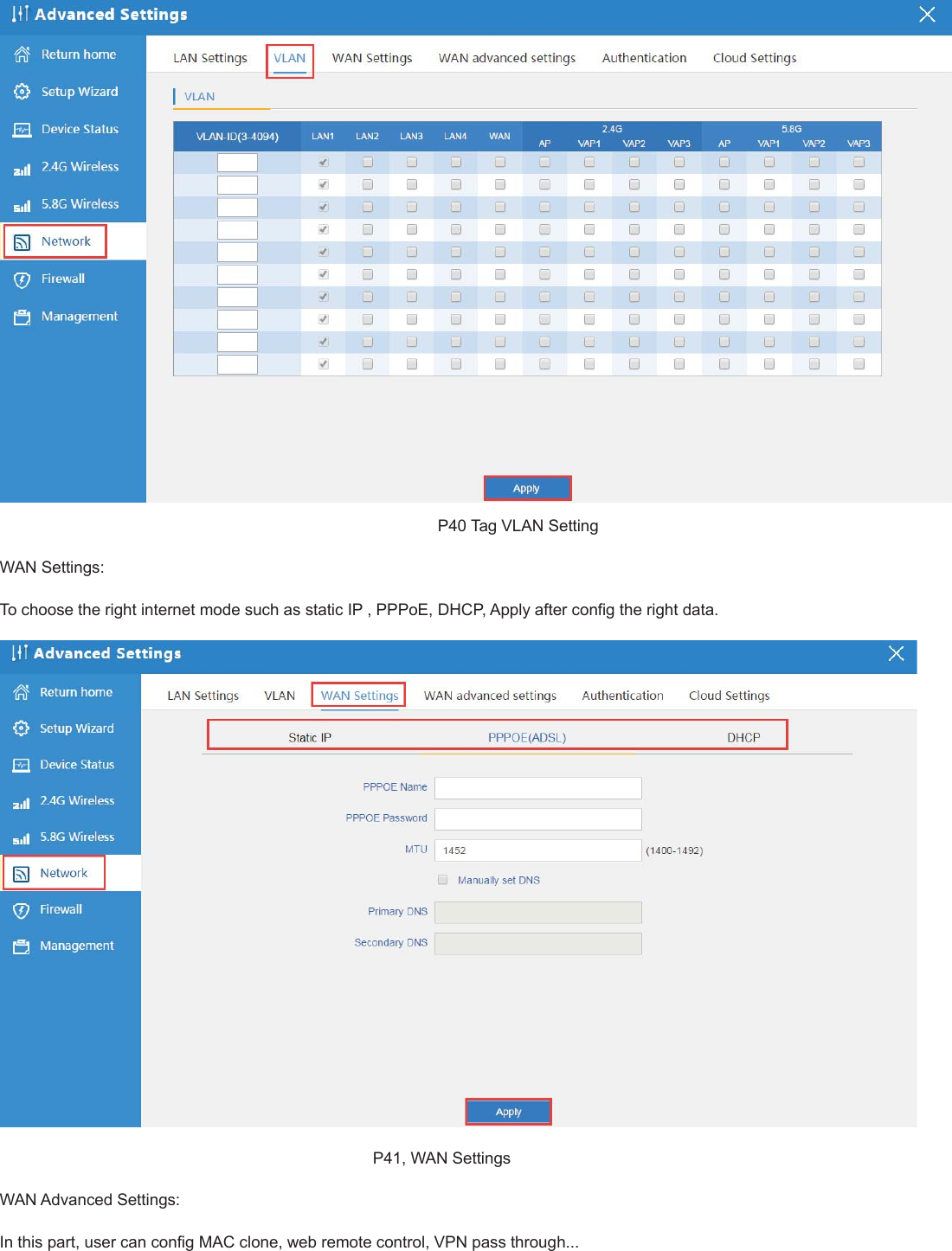 Page 24 of Pronto Networks PIAPGW4 Pronto Intelligent Access Point User Manual 