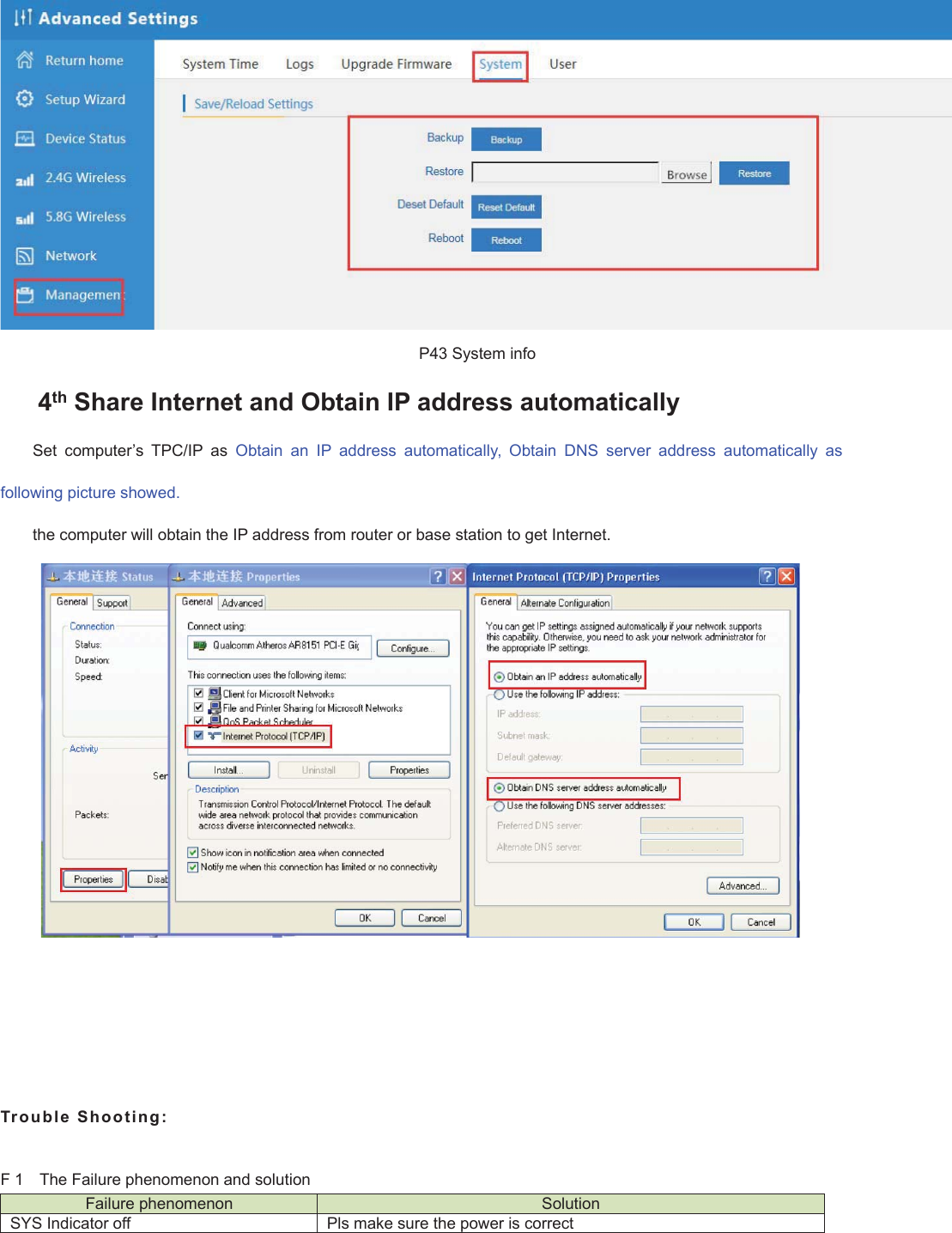 Page 28 of Pronto Networks PIAPGW4 Pronto Intelligent Access Point User Manual 