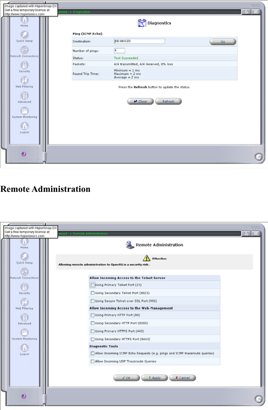 Remote Administration 