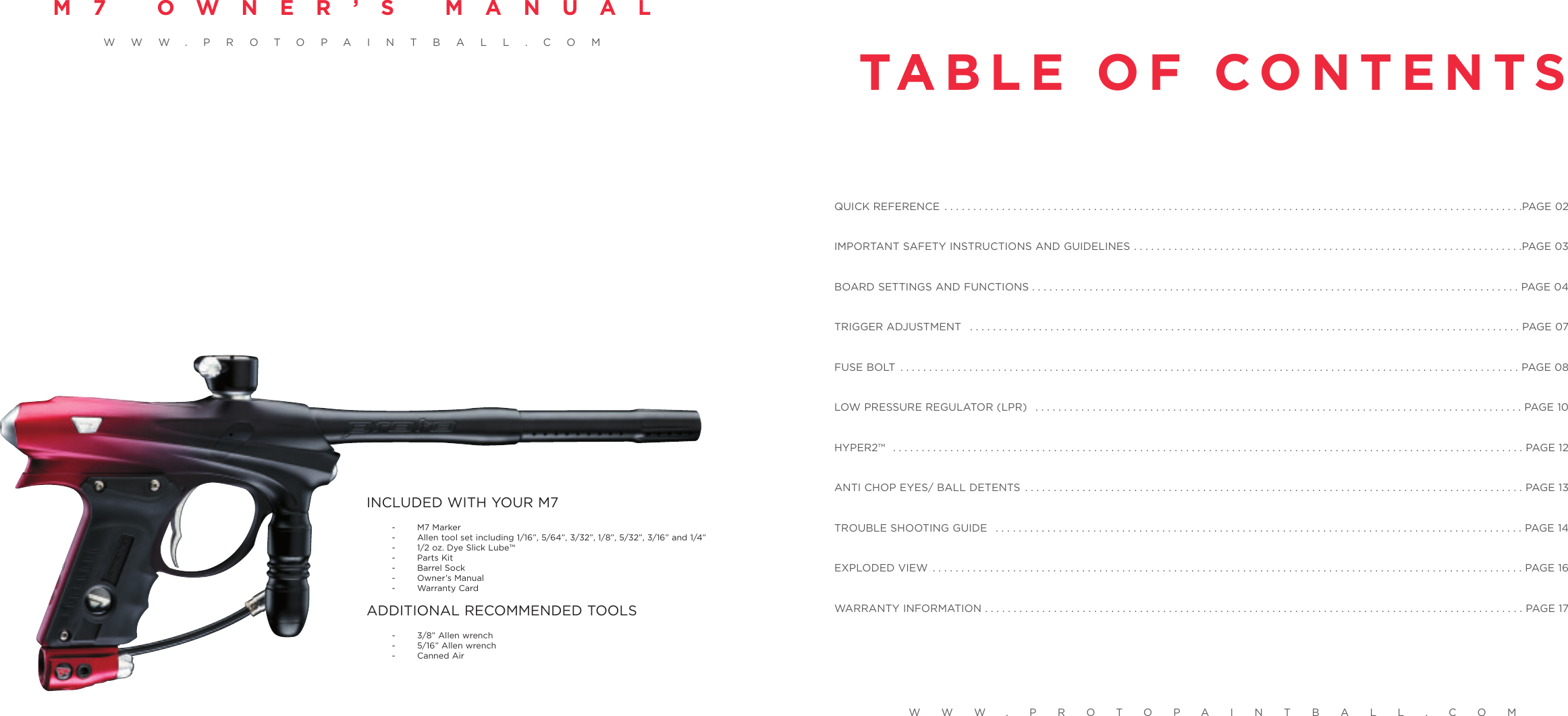 Page 2 of 11 - Proto Proto-Matrix-7-Users-Manual- PROTO™ M7 Manual  Proto-matrix-7-users-manual