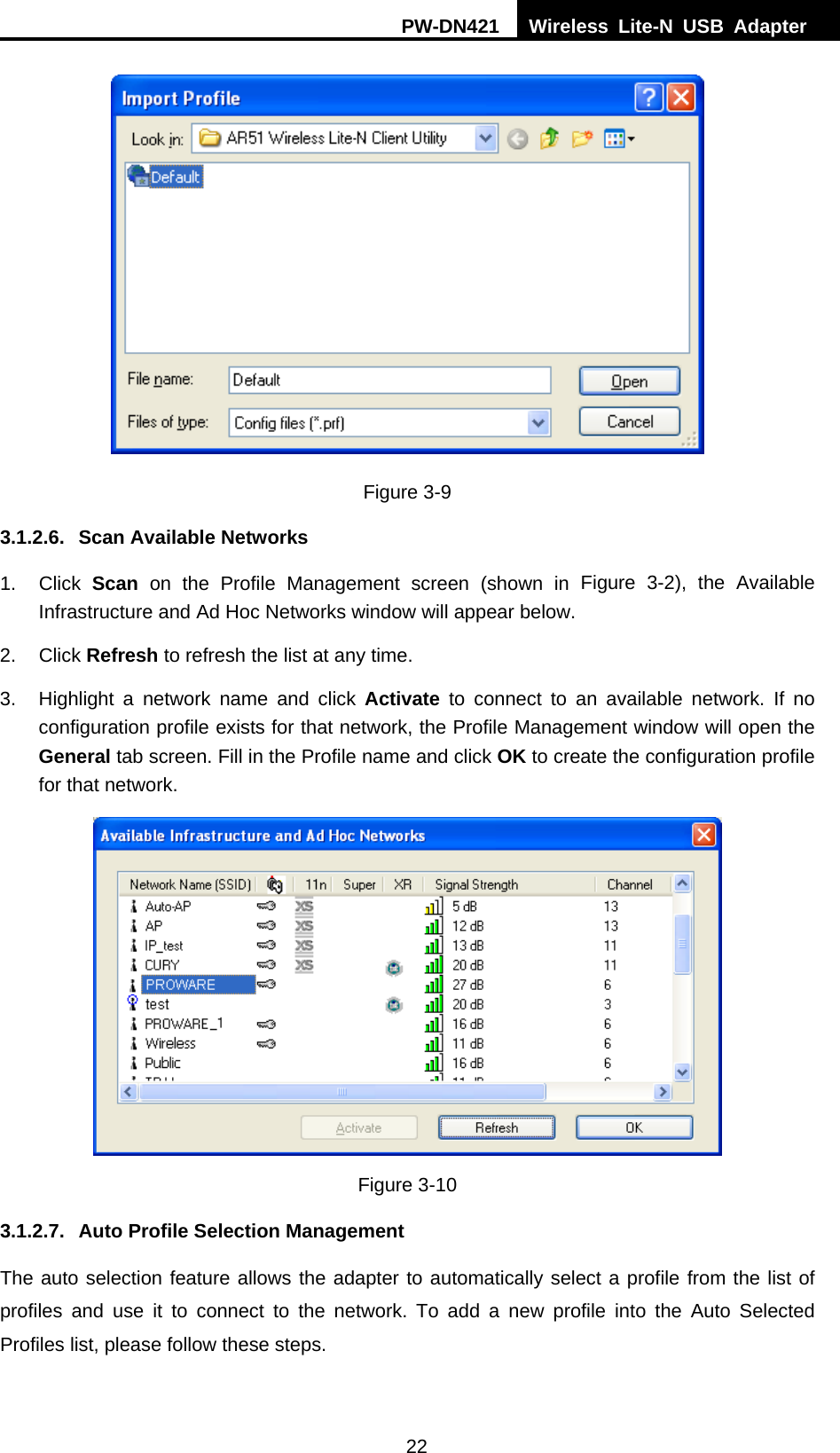 Proware Technologies Co DN421V1 Wireless Lite-N USB Adapter User Manual ...