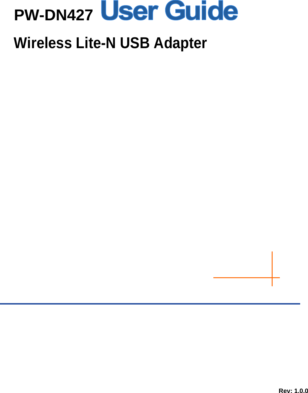   PW-DN427   Wireless Lite-N USB Adapter  Rev: 1.0.0 