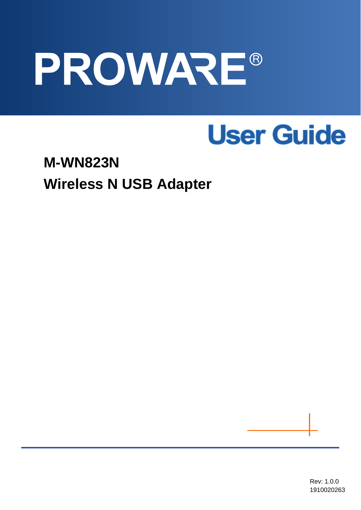  M-WN823N Wireless N USB Adapter            Rev: 1.0.0 1910020263 