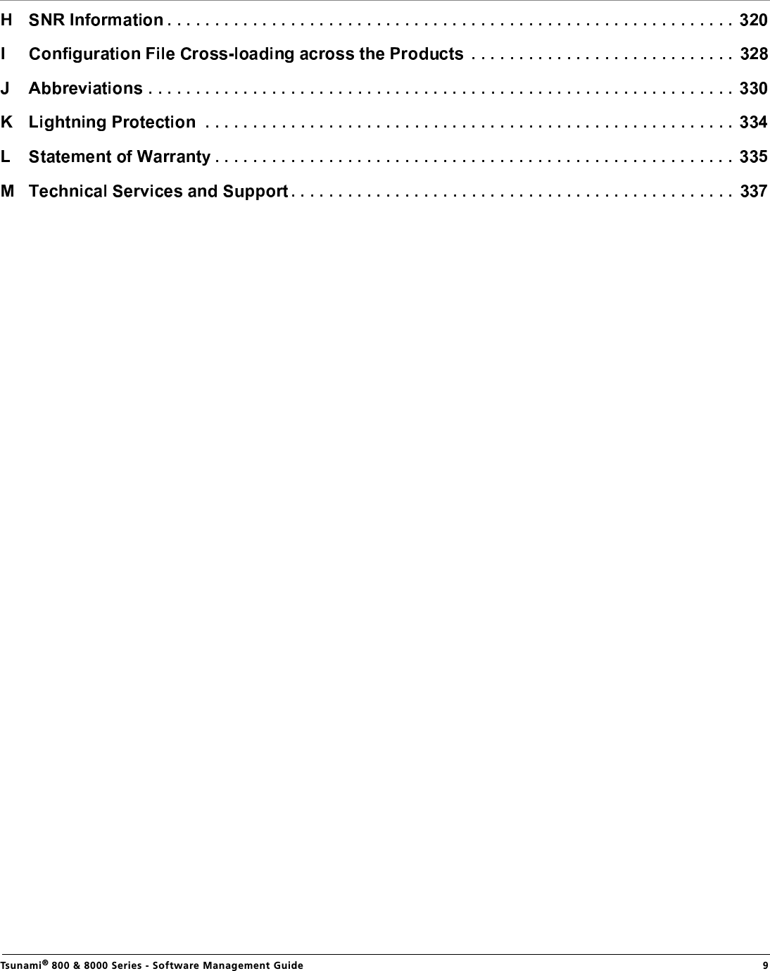  Tsunami® 800 &amp; 8000 Series - Software Management Guide  9