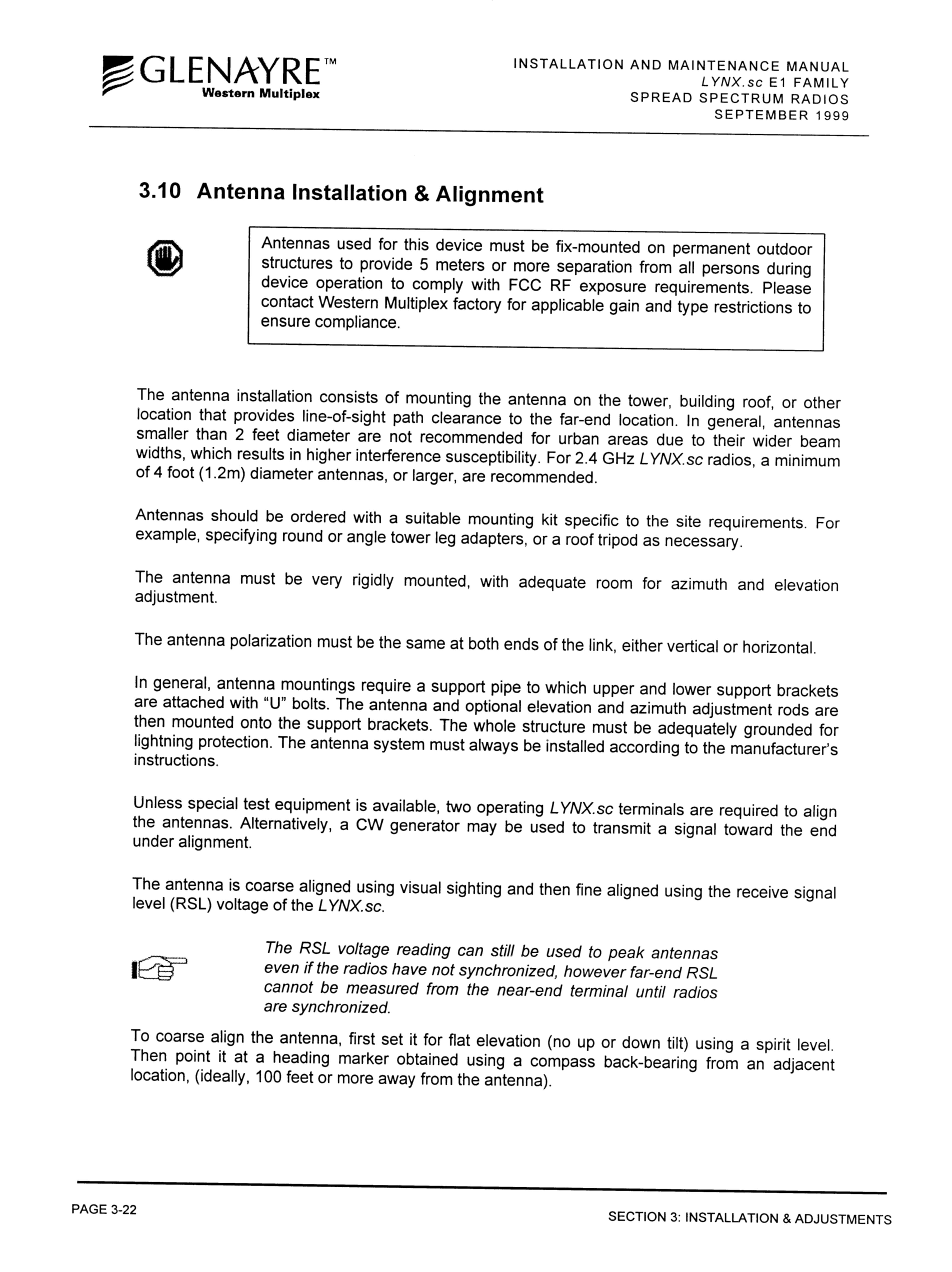 Spread Spectrum Radio User Manual