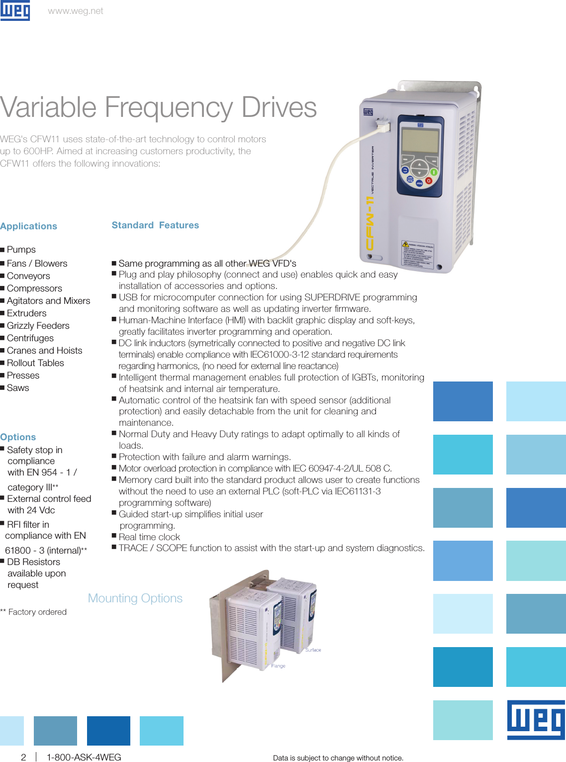Page 2 of 12 - 103146 1 Weg Variable Frequency Drive Brochure User Manual