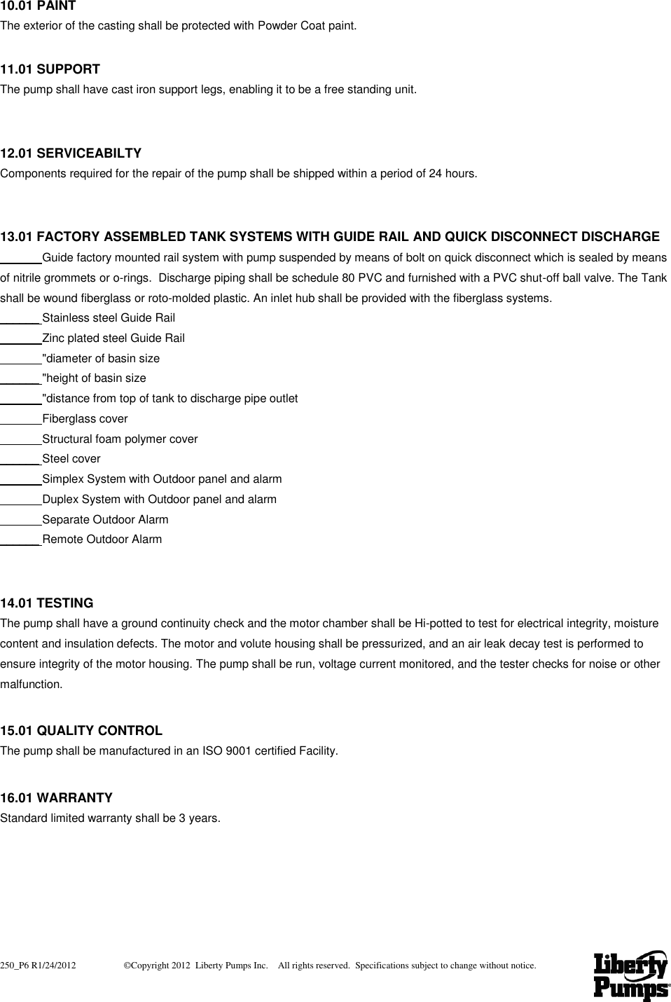 Page 6 of 6 - 1049 3 Liberty 253-2 Curves 1 User Manual