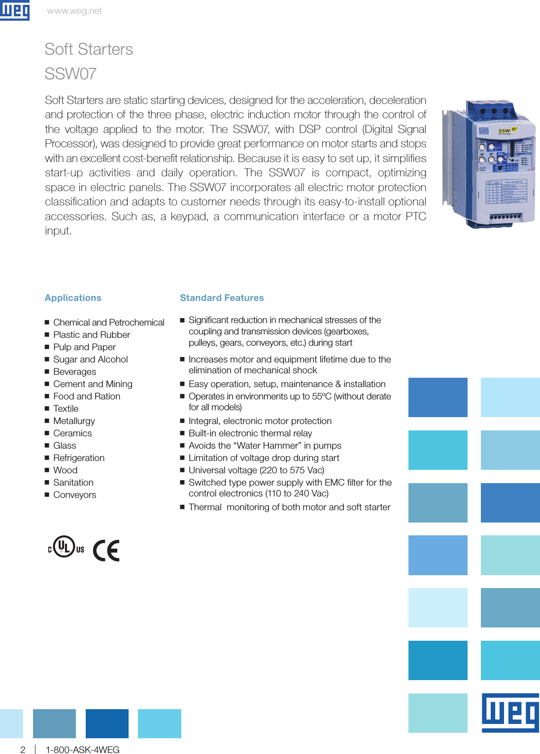 Page 2 of 8 - 114279 1 Weg Soft Starter Brochure User Manual