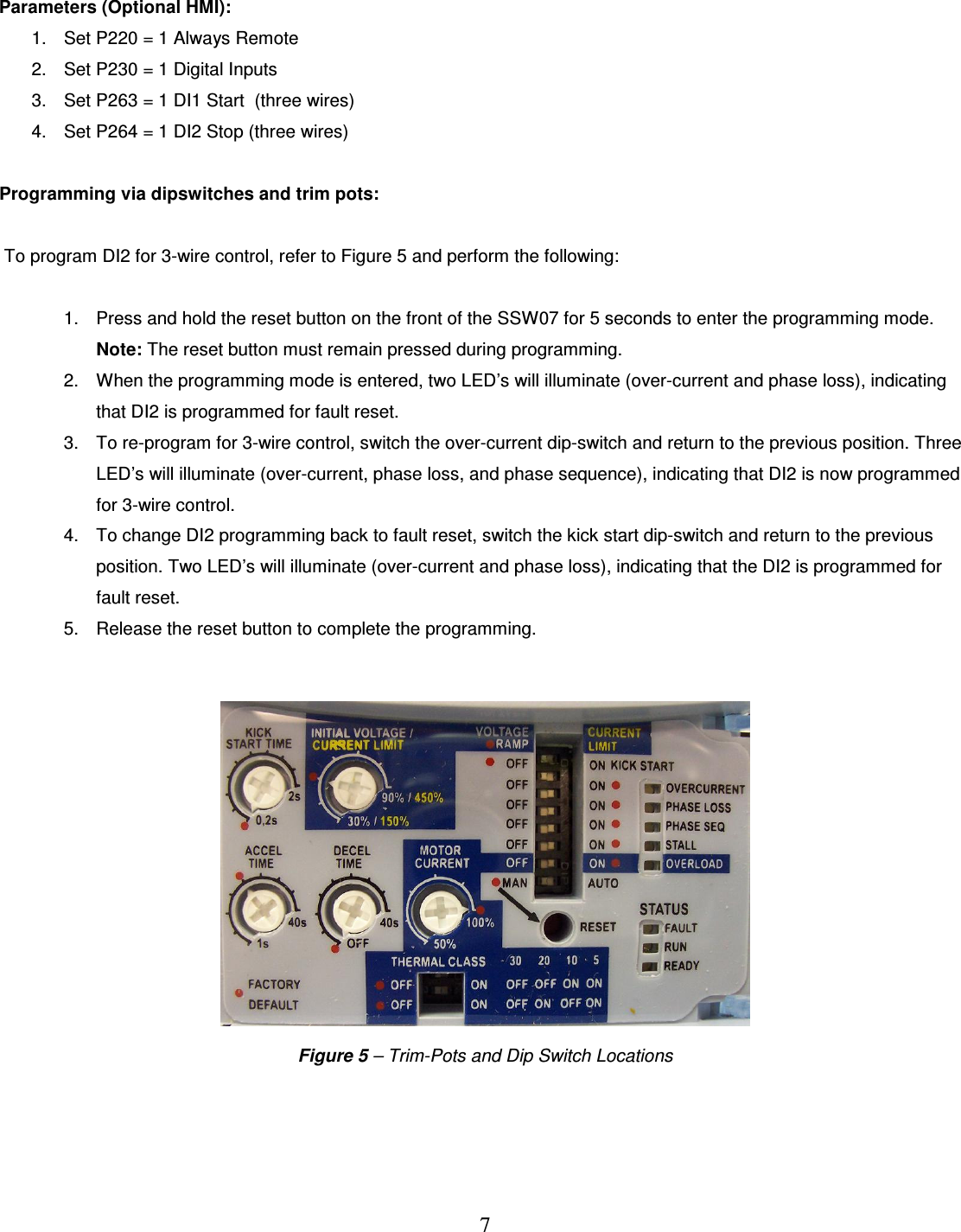 Page 7 of 11 - 114279 3 Weg Soft Starter Quick Guide Manual - QuickstartSSW07-HMI_ 061308 User