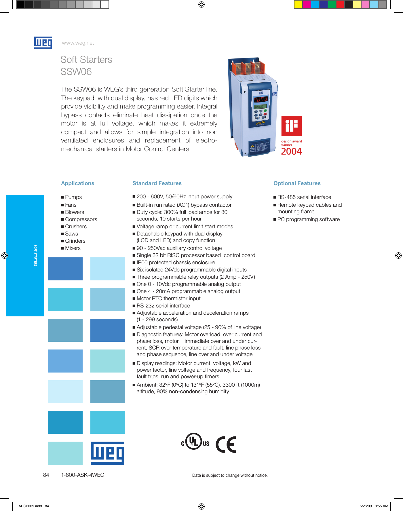 Page 3 of 6 - 114342 1 Weg Soft Starter Brochure User Manual