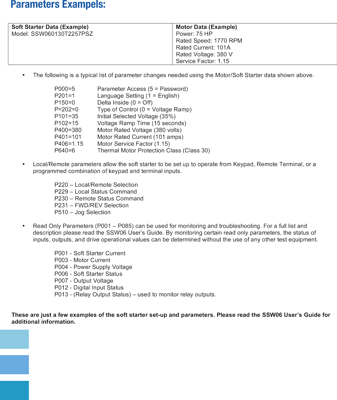 Page 6 of 8 - 114342 3 Weg Soft Starter Quick Guide Manual User