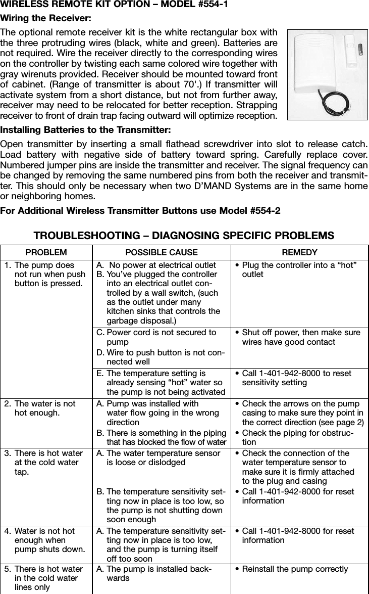 Page 5 of 6 - 12587 4 Taco 0011-Dm-Pk Instructions E-smartLogo User Manual