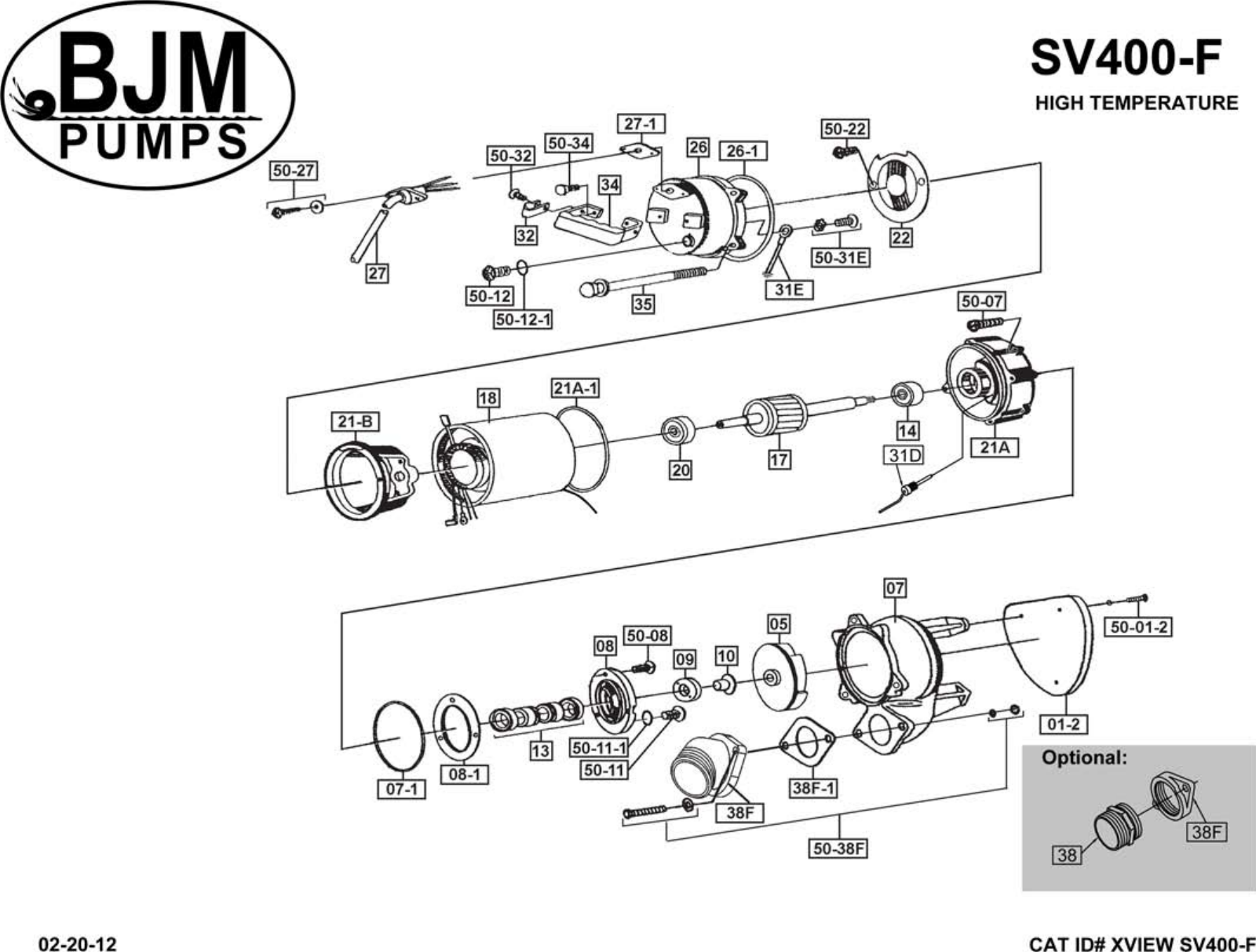 Page 1 of 3 - 136432 6 Bjm Svf Series Exploded View User Manual