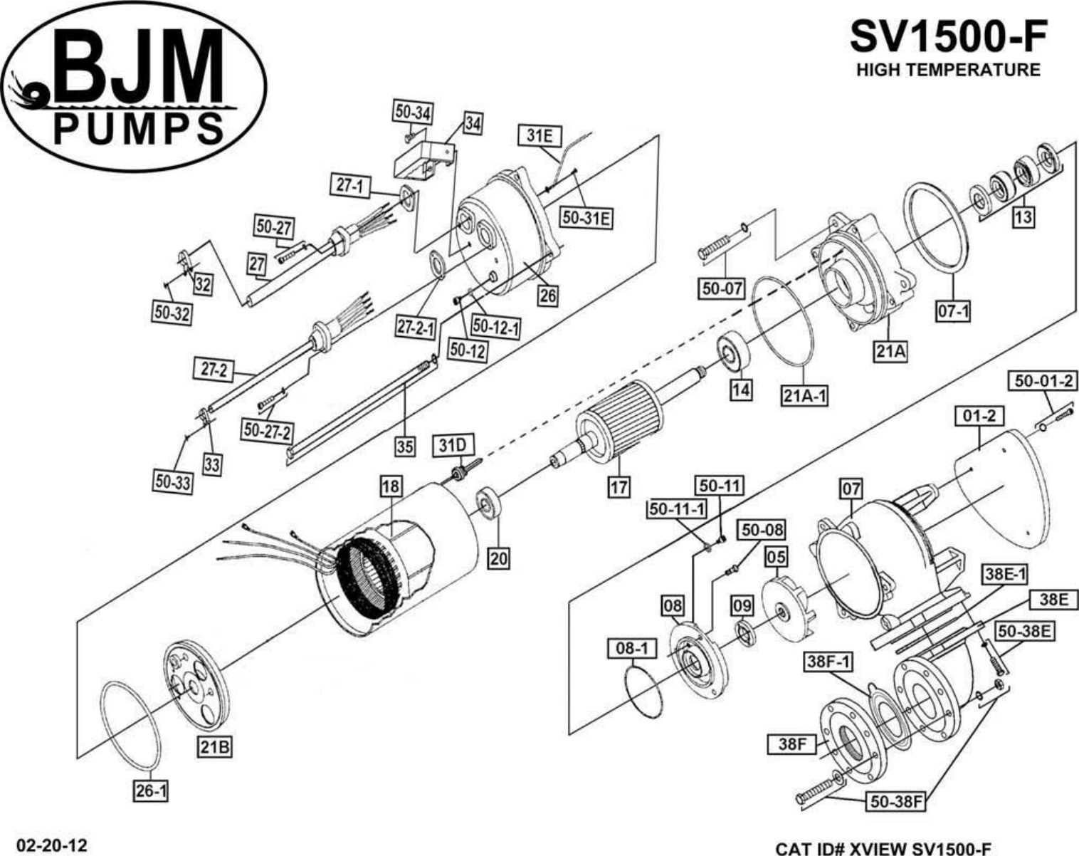 Page 3 of 3 - 136432 6 Bjm Svf Series Exploded View User Manual