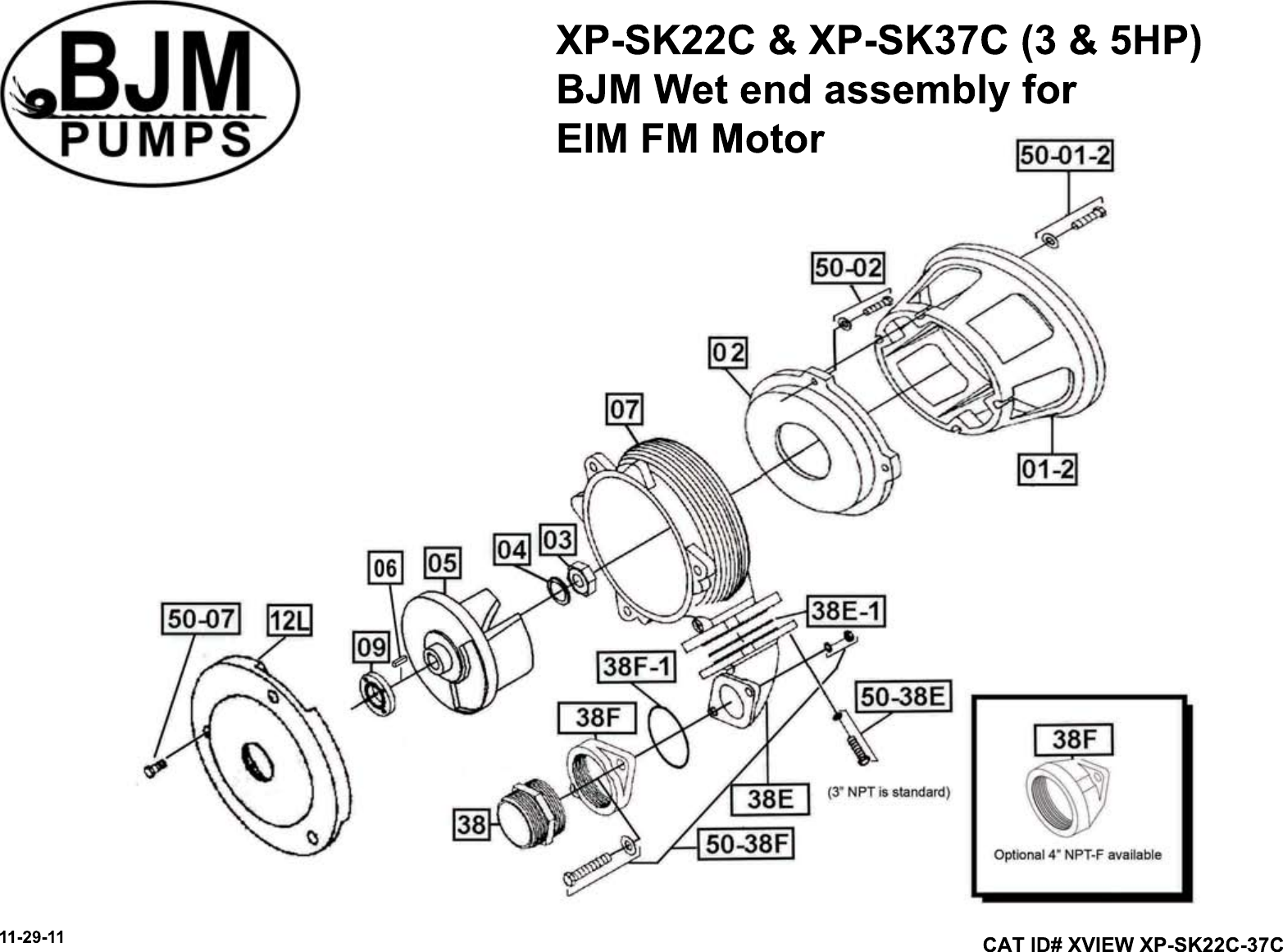 Page 2 of 4 - 136506 6 Bjm Xp-Sk Series Exploded View SK-XView-SK08C-SK15C 04-29-04.bmp User Manual