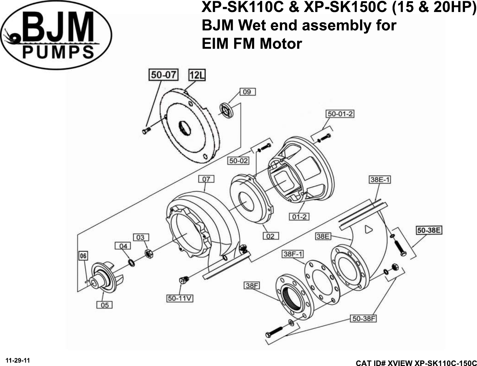 Page 4 of 4 - 136506 6 Bjm Xp-Sk Series Exploded View SK-XView-SK08C-SK15C 04-29-04.bmp User Manual