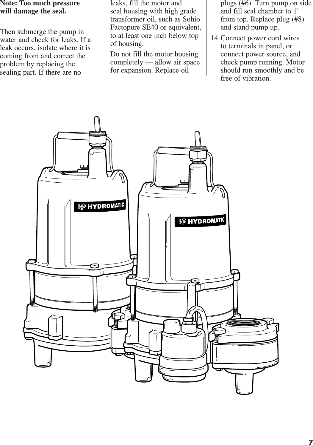 Page 7 of 12 - 139785 2 Hydromatic Spd100H Owners Manual W-03-193 User