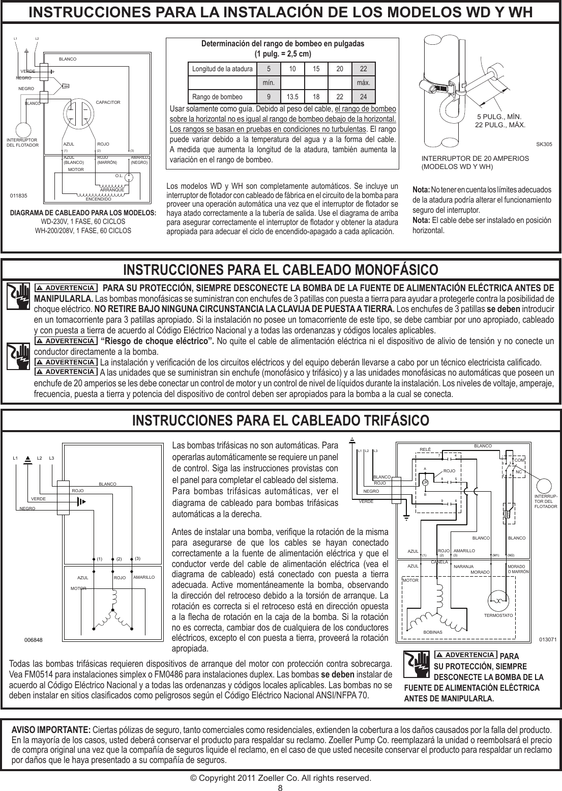 143 2 Zoeller M53 Product Instructions User Manual