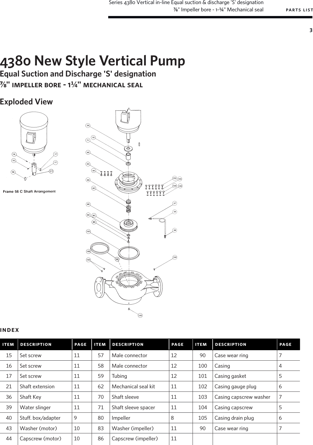 Page 3 of 12 - 14477 3 Armstrong 4380 Series Repair Parts User Manual