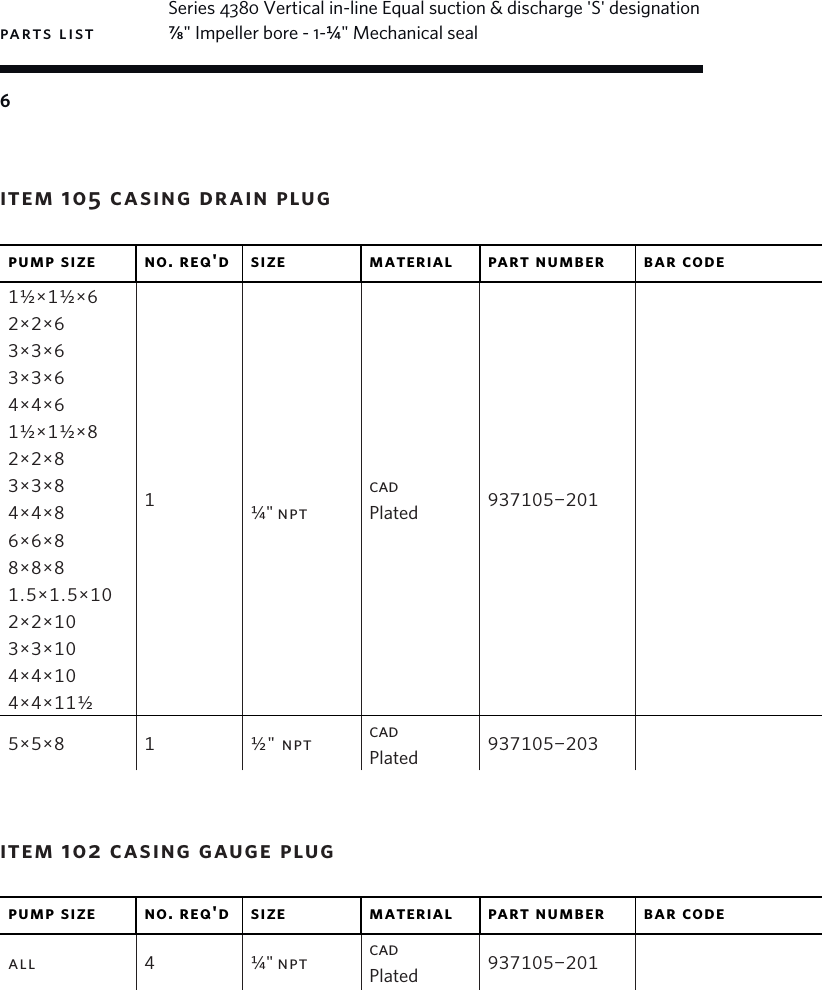 Page 6 of 12 - 14477 3 Armstrong 4380 Series Repair Parts User Manual